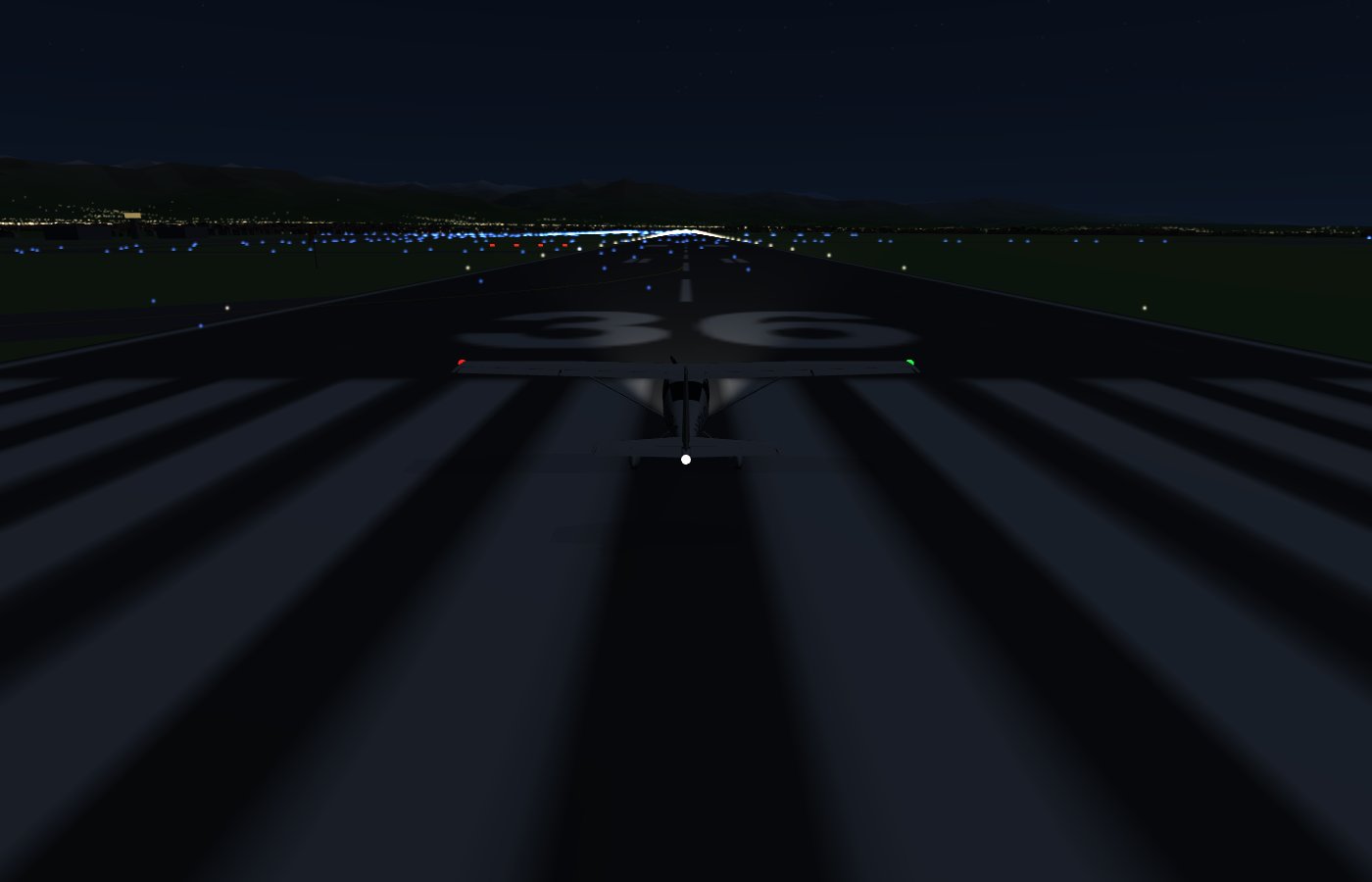 Pista di notte